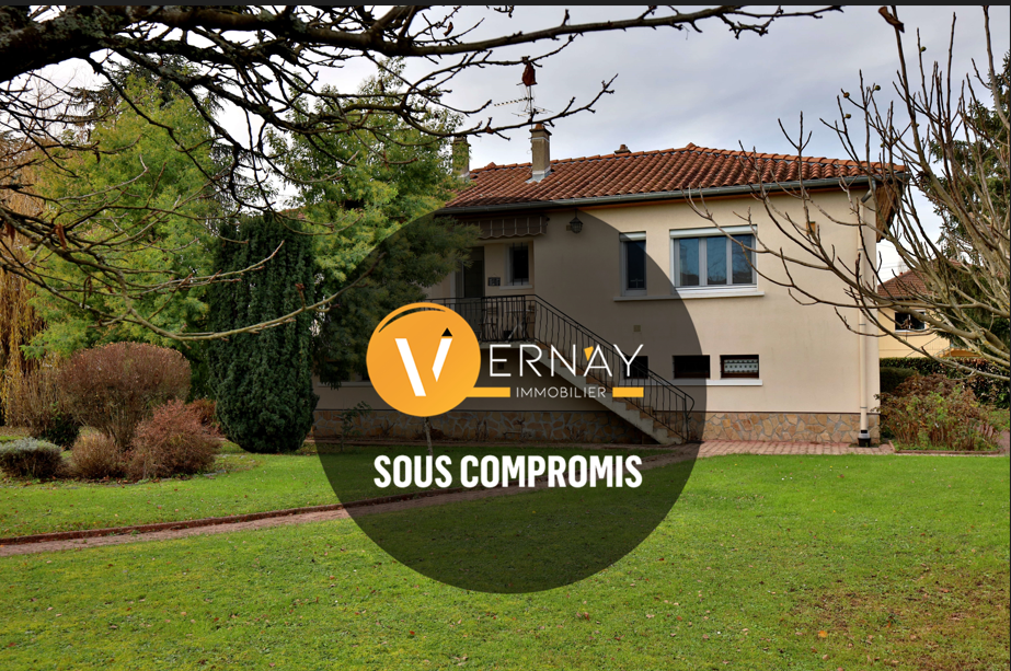 Maison Type 4 - 95 m² habitables - Terrain 1460m² - Sous-sol complet sur la commune de St Just Chaleyssin