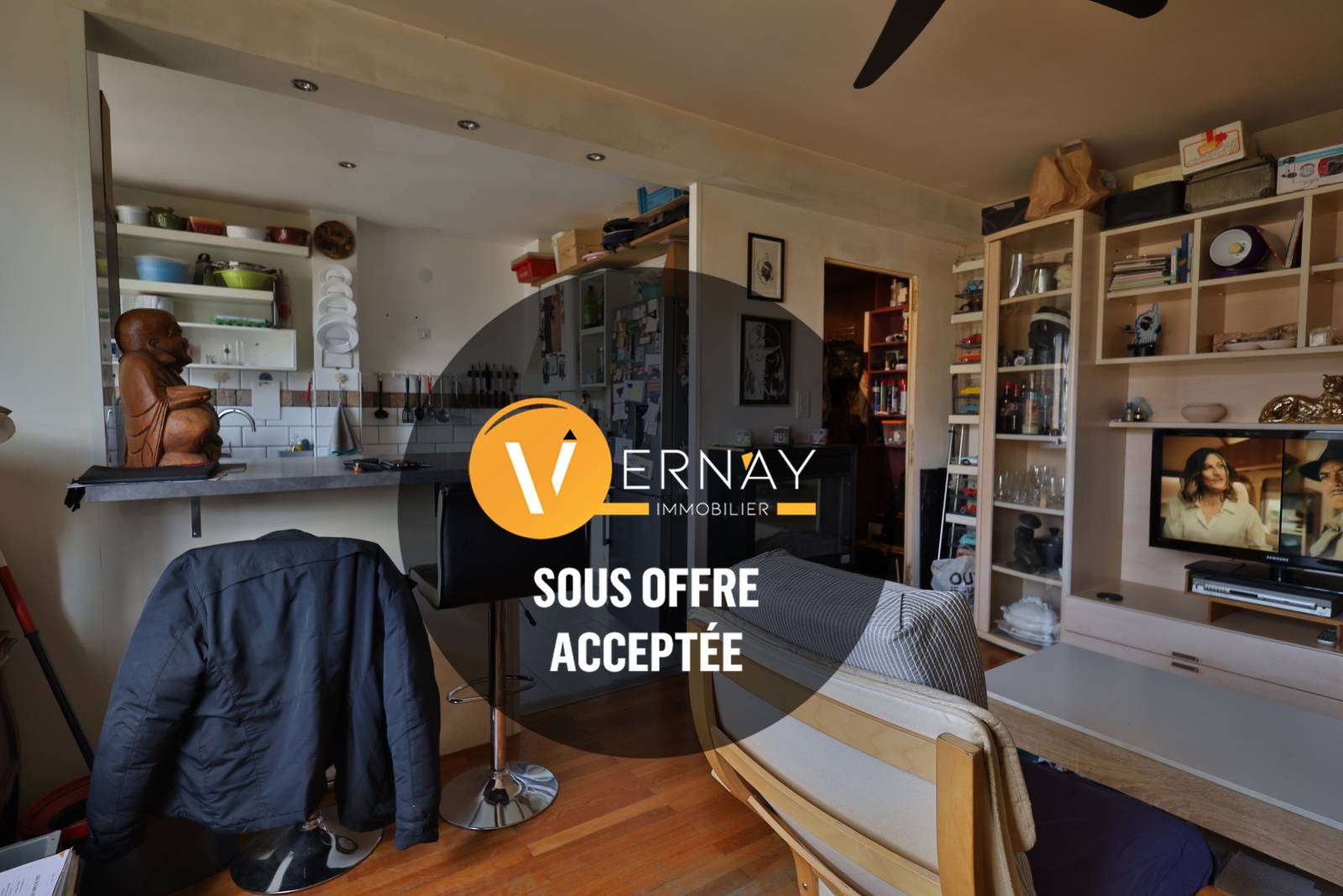 Appartement Type 2 - 45m² habitables (loi carrez) - Cave sur la commune de Lyon 7