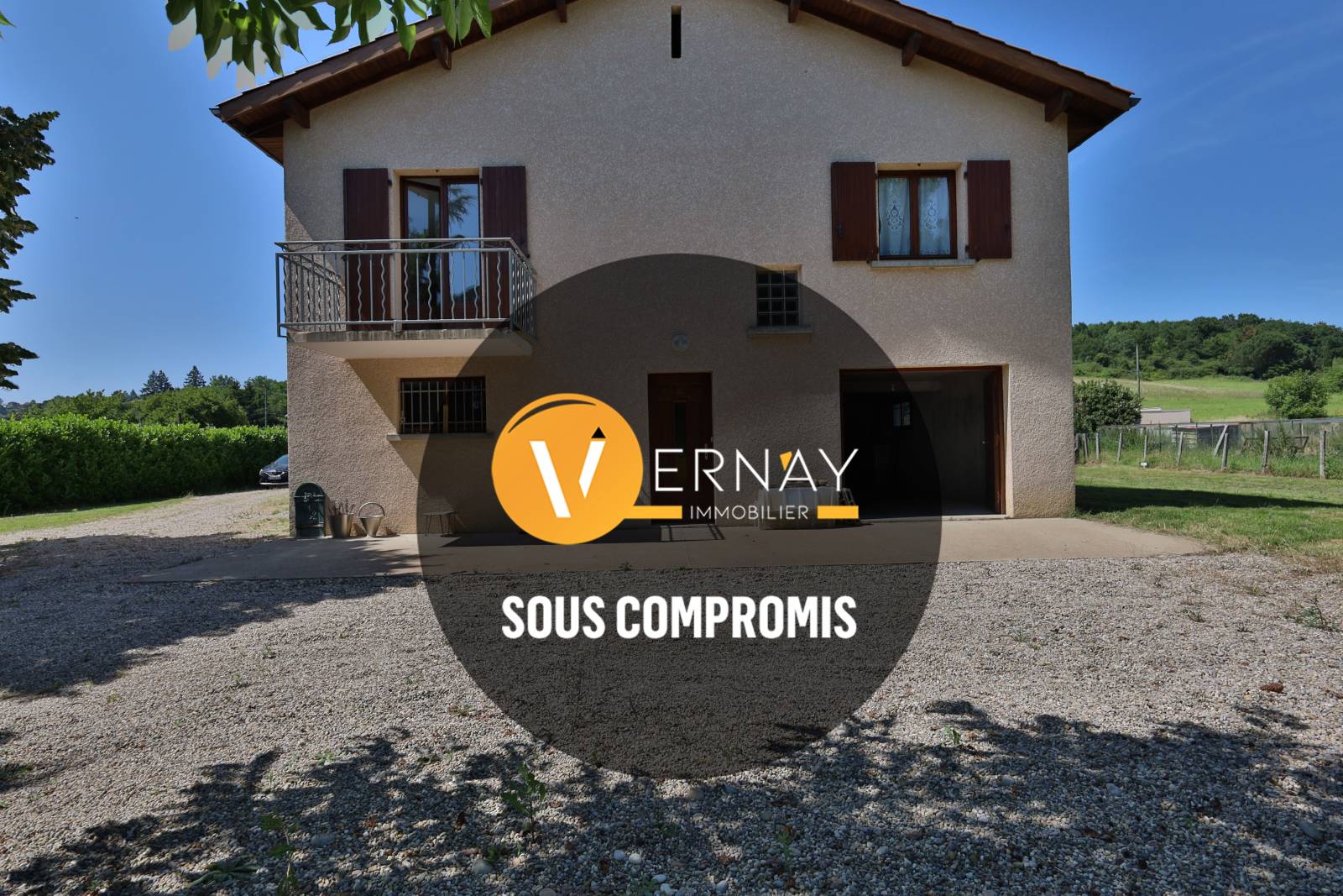Maison Type 3 - 71,74 m² - Terrain 850 m² - Sous-sol complet sur la commune de Saint Just Chaleyssin