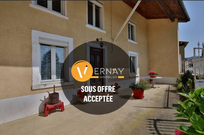 Maison Type T5 - 127m² habitables  + Appartement 53 m² - Terrain 850m² - sur la commune de Luzinay