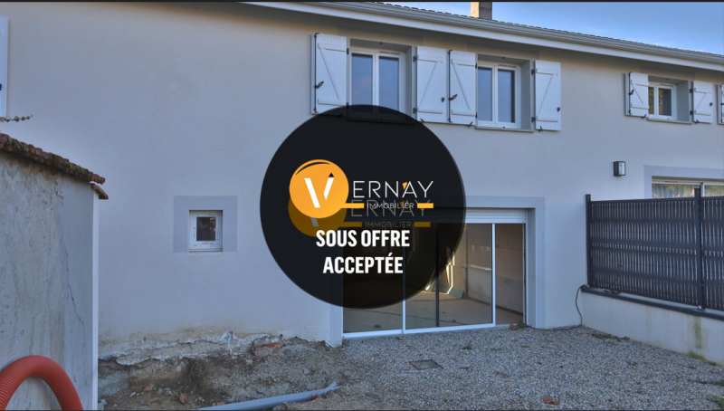 Maison Type T4 - 95 m² habitable  - Terrain 350 m² - Cave 20 m² sur la commune de ST Just Chaleyssin