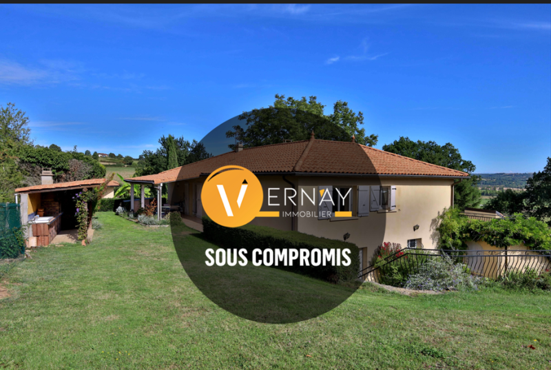 Maison Type 6 - 185,24 m² habitables - 5 chambres - Terrain 6745 m² - Piscine -sur la commune de  Saint-Just-Chaleyssin