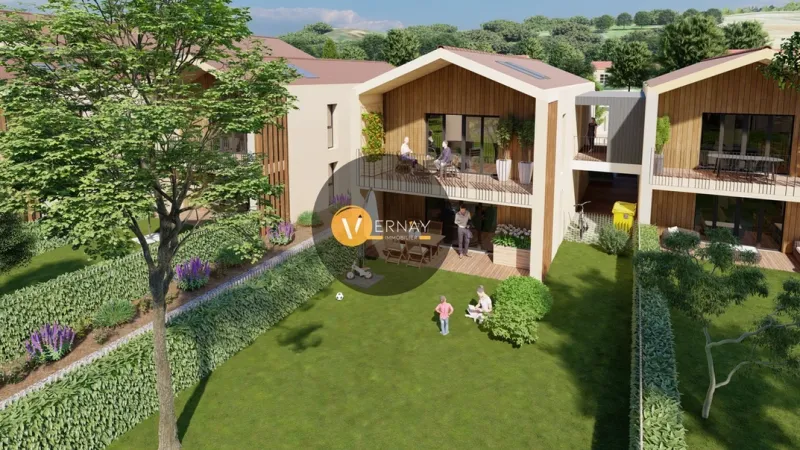 Appartement 3 pièces avec terrasse au centre village de Moidieu-Détourbe