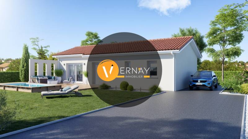 LOT 4 Terrain + maison de plain pied Type 4 - Diémoz