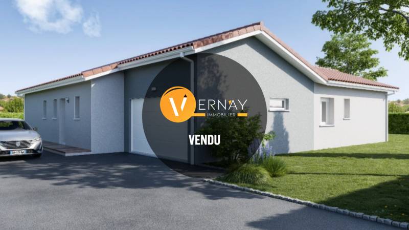 LOT 7 projet de construction Terrain + maison de plain pied à Diémoz