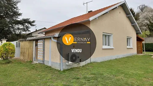 Maison de plain pied 3 Pièces 75 m² avec Garage 43 m² Terrain 1028 M² et Abris 17,16 m² et 10,91 m² 38780 Oytier-Saint-Oblas