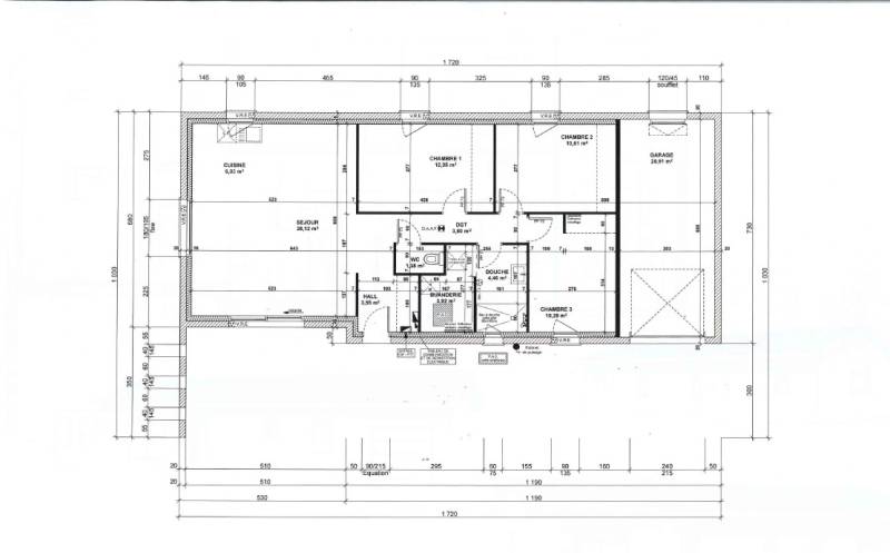 LOT 6 projet de construction Terrain + maison de plain pied à Diémoz