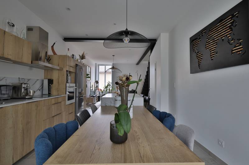 A louer à LUZINAY un appartement de type 3 de 70,84 m² (loué meublé) sur la commune de Luzinay